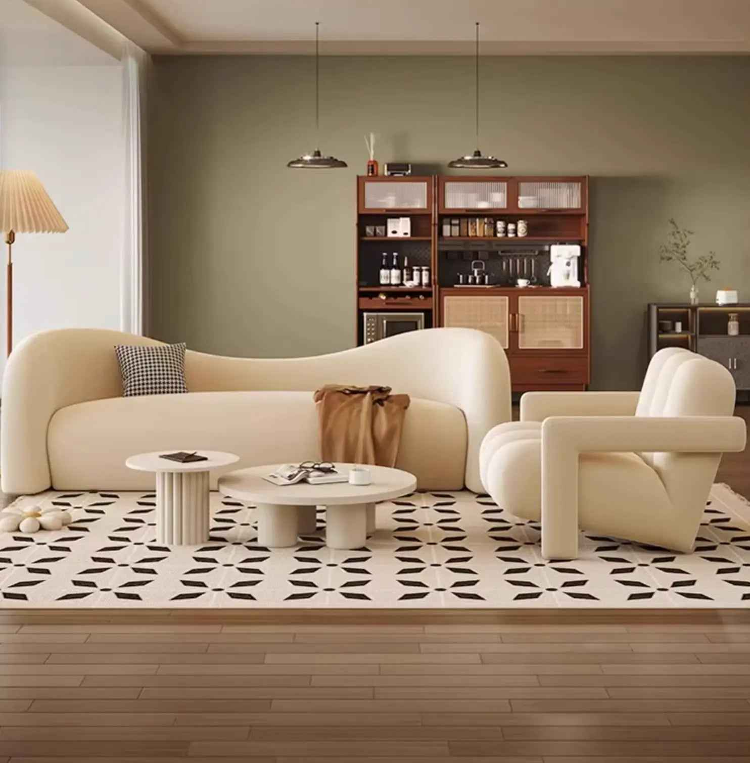 Zenith Armchair Green Velvet | DC Concept